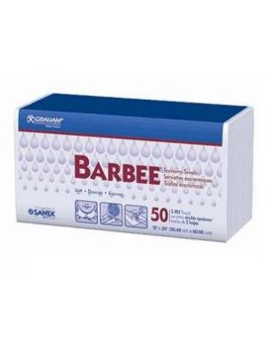 3PLY (12x24") BARBEE DLX. TWLS(10 PACKS OF 50)
