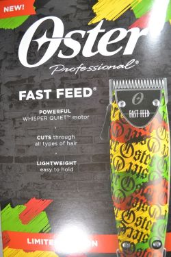 Oster Fast Feed Rasta Reggae Limited Edition Professional Clipper 76023-299
