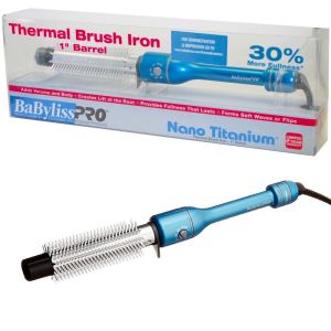 SEALED BaByliss Nano Titanium 1" Thermal Brush Iron BABNT100HC