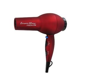 Authentic! Babyliss Pro Ceramix Xtreme Turbo 2000 Watt Red Hair Blow Dryer 6 Speed / Heat